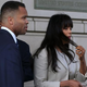 Former Rep. Jesse Jackson Jr. and his wife, Sandi Jackson, leave the federal courthouse after being sentenced to prison Aug. 14, 2013, in Washington, D.C.
Mark Wilson/Getty Images